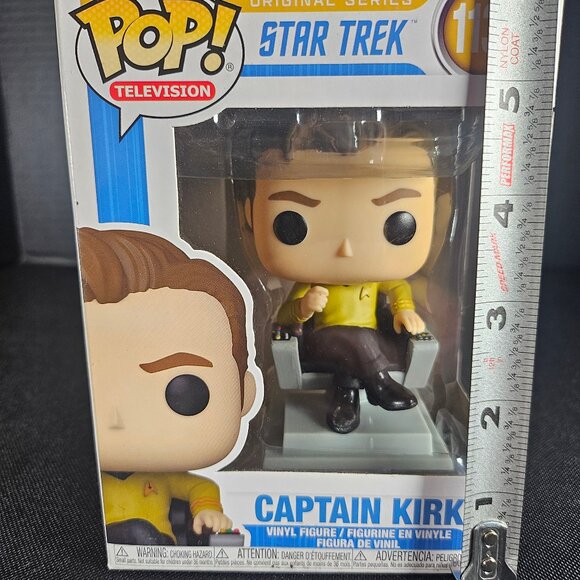 Funko Pop Television Star Trek The Original Series Figure Captain Kirk #1136 - Picture 8 of 11